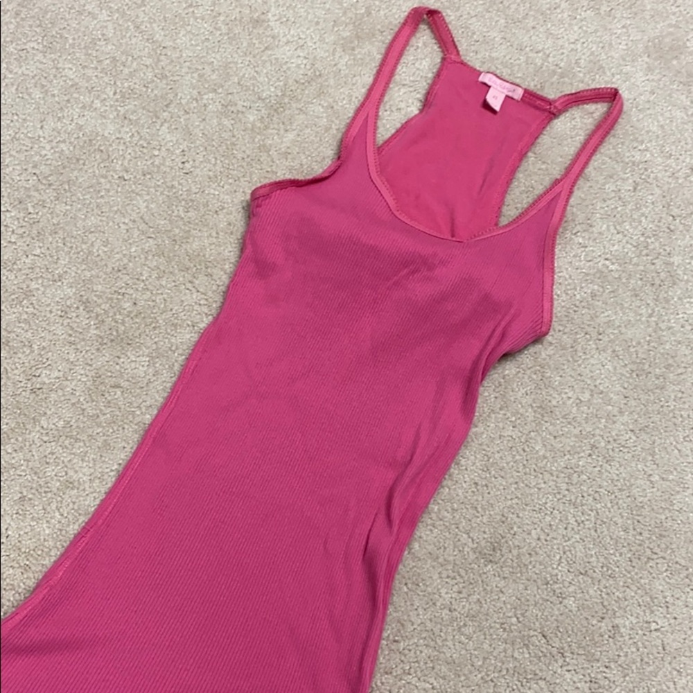 Lilly Pulitzer extra long tank with shelf bra